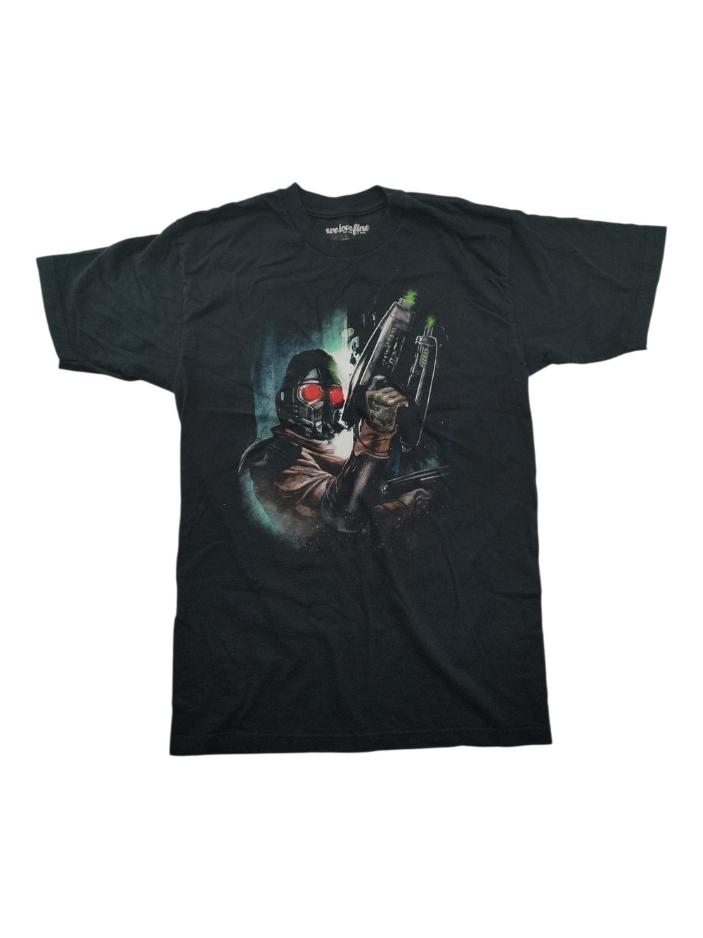 Marvel Guardians Galaxy Star Lord Black M Men's Graphic Tee